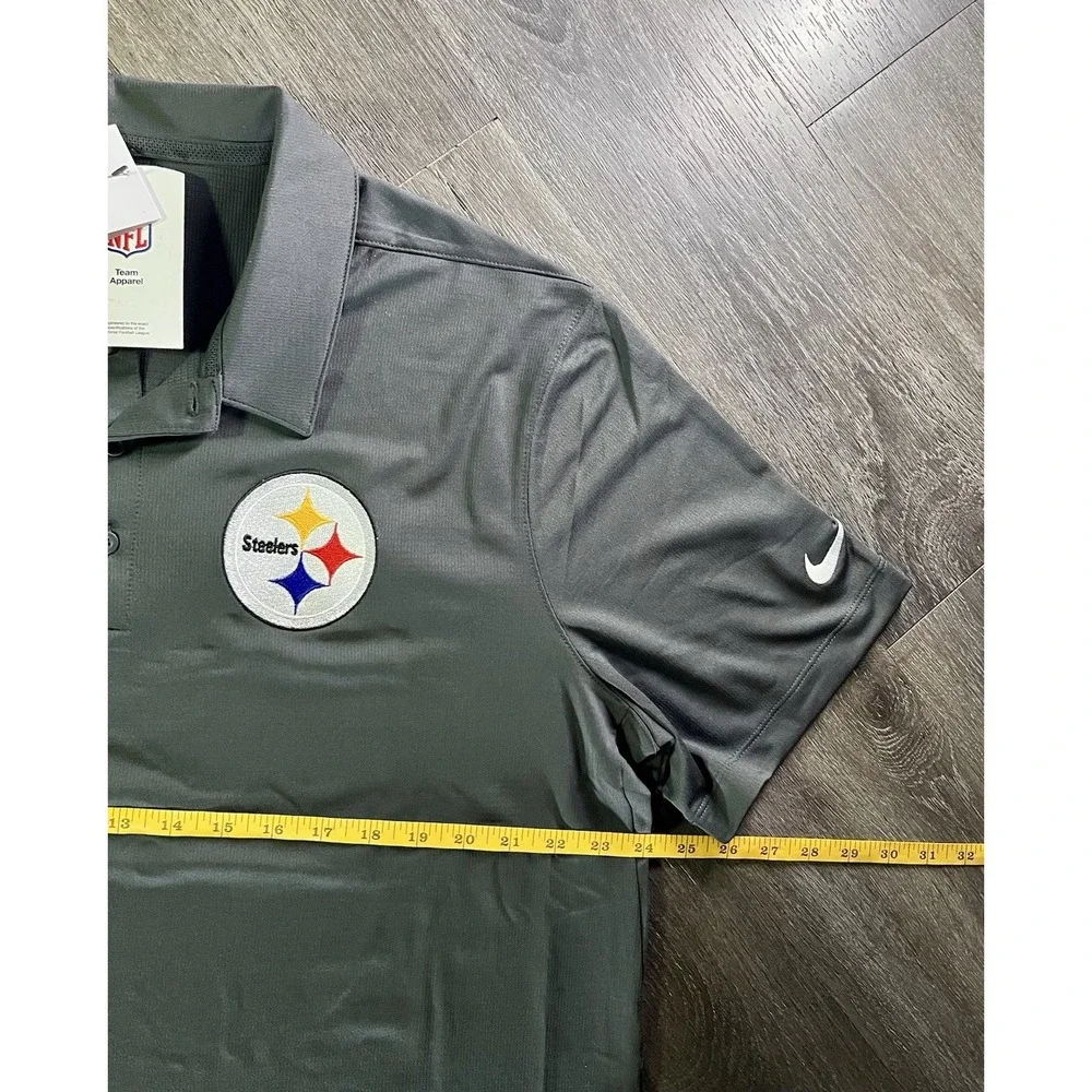 NFL Nike Performance Polo Mens‎ XL Pittsburgh Steelers Football Sportswear Train